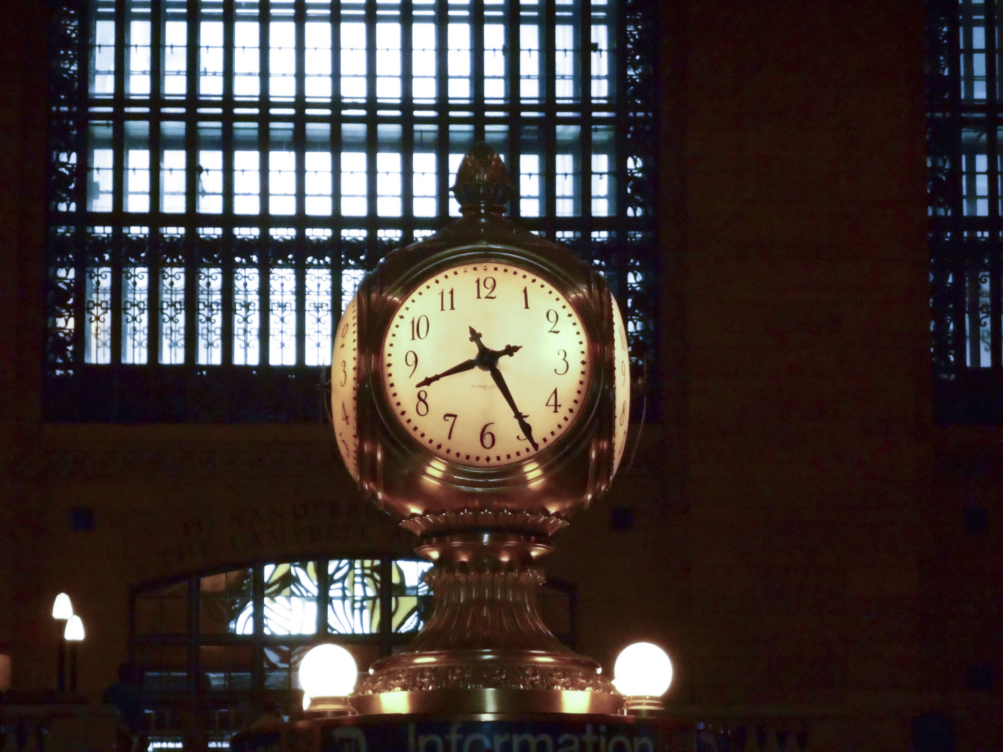 The Grand Central Station clock